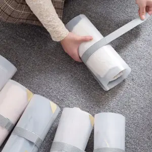 1PC Wardrobe Clothes Folding Board Transparent Clothing Roll Boards Travel Shirt Pants Folding Cloth Pegs Organize Storage Board